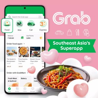 Grab – такси и доставка еды 5.422.1. Скриншот 1