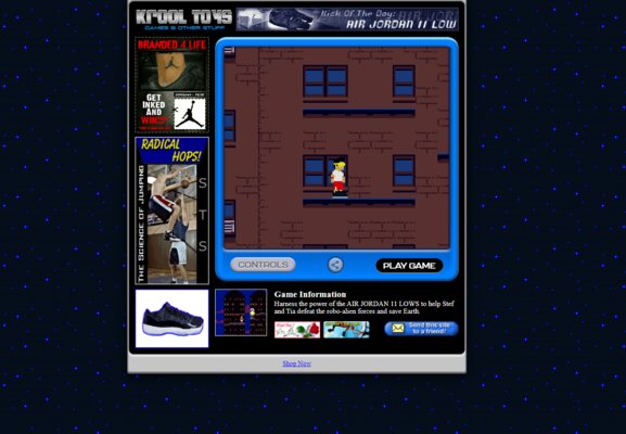 Krool Tools совместно с Nike представили AJXI: Cosmic Climb — платформер для Game Boy Color