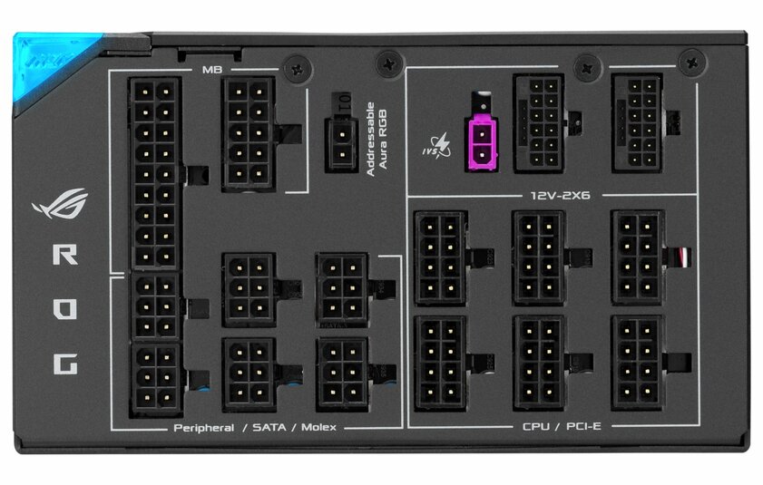 OLED-дисплей, Turbo-режим и нативный 12VHWPR: ASUS представила ROG Thor 1600W Titanium III