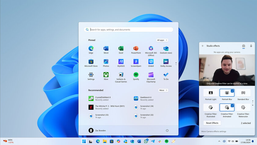 Ноутбук на Snapdragon (тестируем игры и нейронки): обзор ASUS VivoBook S 15 типа Copilot+ PC — Функции Copilot+. 1