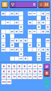 Математический кроссворд 3.5. Скриншот 3