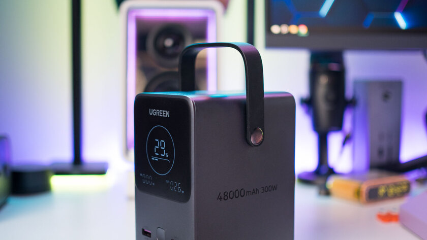 Царь-повербанк на 300 Вт от UGREEN — выглядит как колонка. Обзор UGREEN 300W 48000mAh