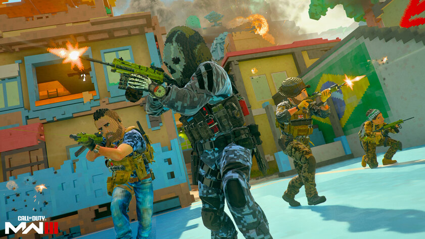 Кубоноиды будут в восторге: в Modern Warfare 3 появился пиксельный режим сражений