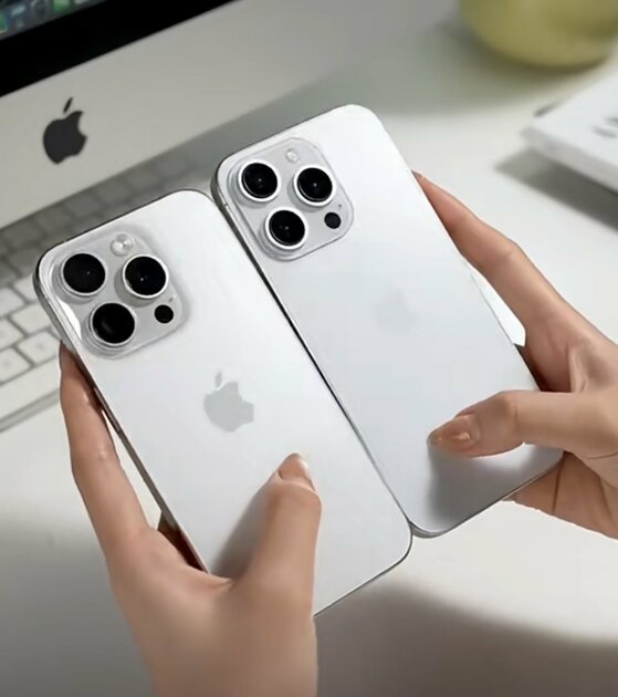 Наглядное сравнение iPhone 15 Pro и iPhone 16 Pro