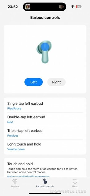 Доступные наушники с продвинутым шумоподавлением: обзор OnePlus Nord Buds 3 Pro — Софт и жесты. 7