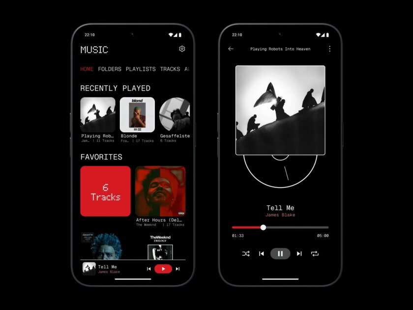 Программист создал уникальный плеер для Android в стиле софта Nothing: уже можно скачать