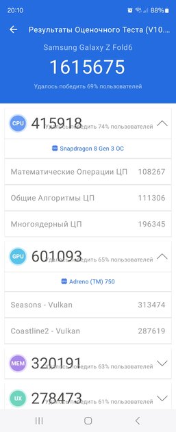 Складные смартфоны стали удобнее — наконец-то! Обзор Galaxy Z Fold6 — Железо и софт. 4