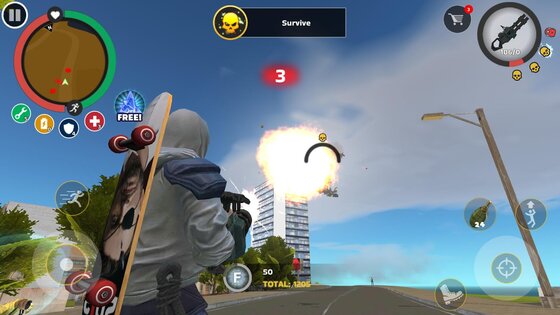 Rope Hero: Mafia City Wars 1.8.7. Скриншот 2