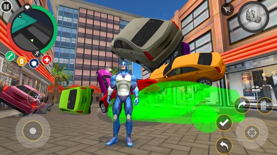 Rope Hero: Cheatground MOD 1.0.1. Скриншот 9