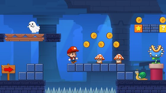 Super Mano Bros Run 1.6.4.185. Скриншот 11