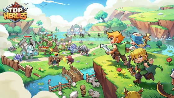 Top Heroes 1.108.10. Скриншот 1