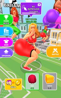 Eating Hero: Twerk Clicker 1.0.4. Скриншот 1
