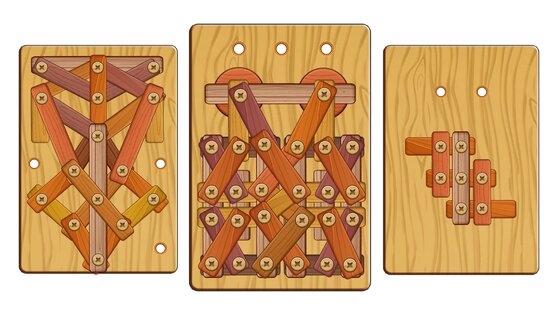 Wood Nuts & Bolts Puzzle 13.2. Скриншот 24