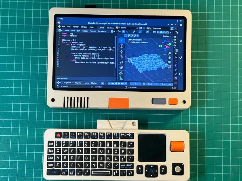 Так выглядит портативный модульный ПК на Raspberry Pi 5. Признайтесь — захотели?