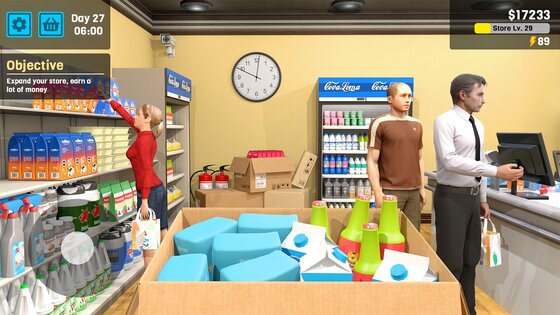 Supermarket Management Simulator 2.7.13. Скриншот 1