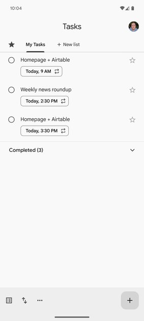 Запущен редизайн Google Задач на Android: интерфейс стал карточным, нижняя панель исчезла