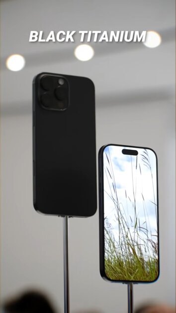 Все цвета iPhone 16 и 16 Pro вживую: сравнение расцветок на натуральных фото — Цвета iPhone 16 Pro и iPhone 16 Pro Max. 16