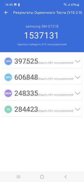 У Samsung идеальный смартфон? Обзор Galaxy S24 FE: не хуже флагманов, но с адекватной ценой — Производительность и тесты. 1