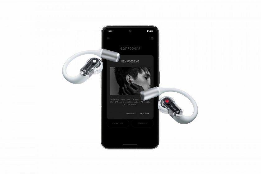 Технология Clear Voice 3.0, 30 часов работы и функция Find My: представлены наушники Nothing Ear (open)