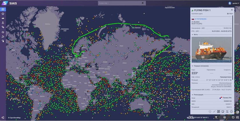 Быстрее на 2 недели: контейнеровоз типа Panamax впервые прошёл по Северному морскому пути
