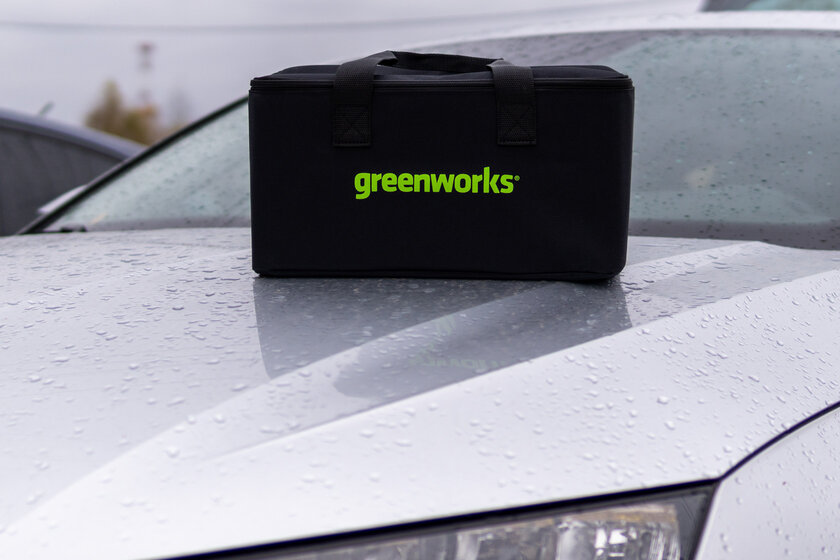 Обзор Greenworks G24JACK: меняем колёса быстро и без усилий с гидравлическим домкратом — Внешний вид. 3