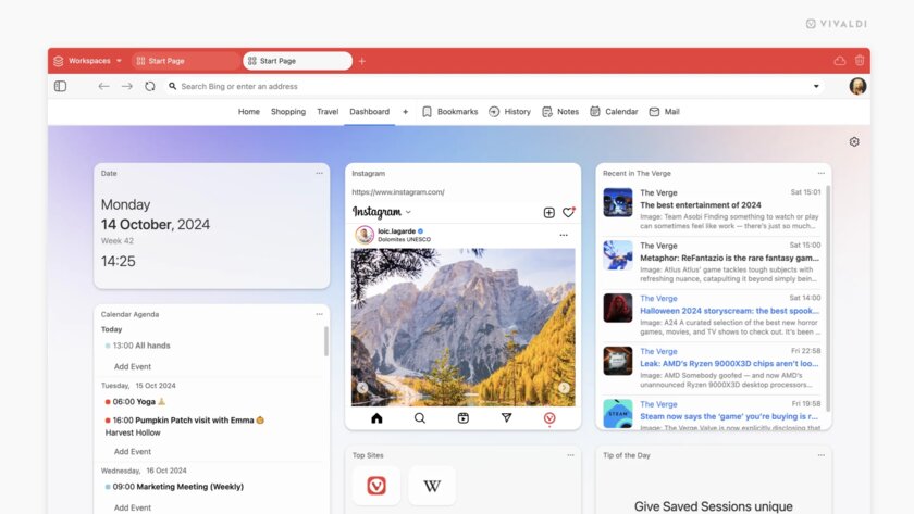 Представлен браузер Vivaldi 7.0: удобное управление контентом, виджеты и YouTube без рекламы