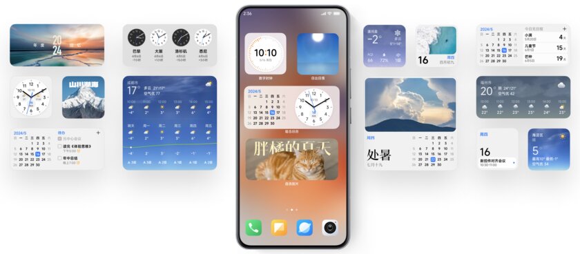 Обзор прошивки HyperOS 2 от Xiaomi: что нового, как выглядит и причём здесь Apple — Система получила новые анимации и ВИДЖЕТы. 1
