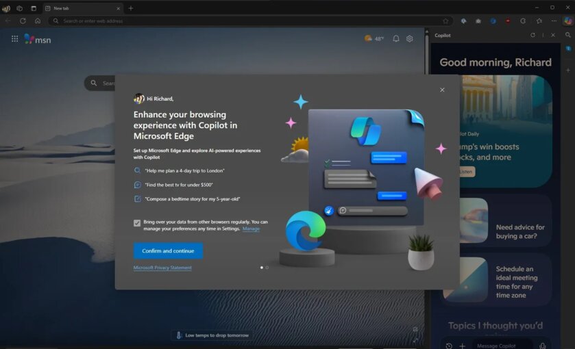 Microsoft снова за старое: Edge пытается скрыто импортировать данные из Chrome