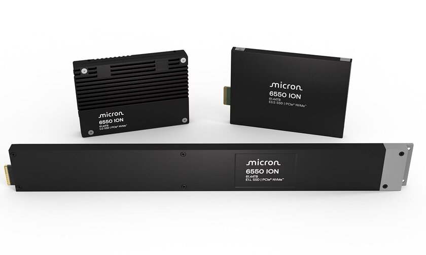Micron представила самый быстрый SSD на 60 ТБ для дата-центров и первый с интерфейсом PCIe Gen5
