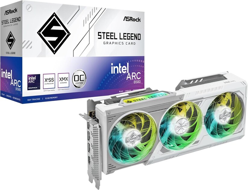 12 ГБ памяти и новая архитектура: в сеть слили видеокарты Intel Arc B580