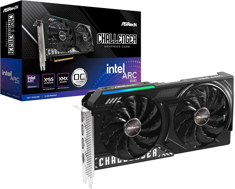 12 ГБ памяти и новая архитектура: в сеть слили видеокарты Intel Arc B580