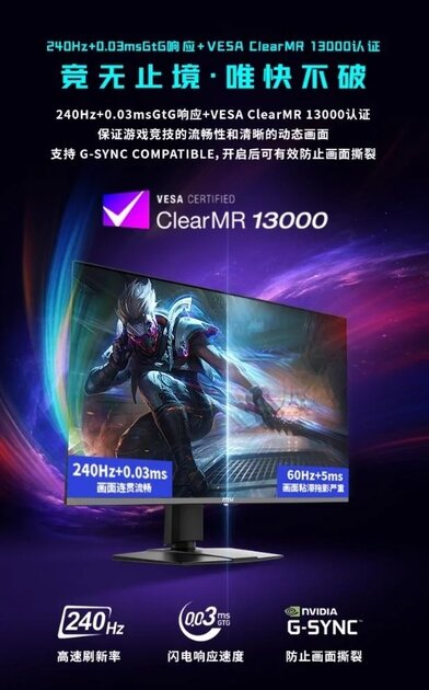 Даёшь максимум! Представлен монитор MSI MPG 322URX с поддержкой DisplayPort 2.1a UHBR20