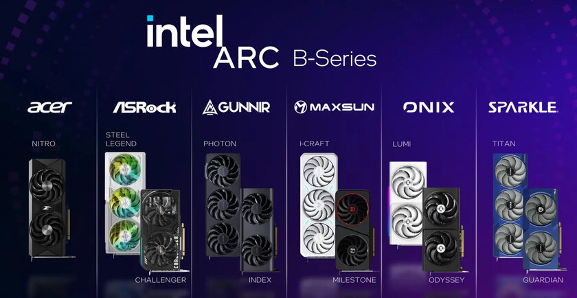 Intel представила видеокарты Arc B580 и B570 — отличное игровое решение для 1440p