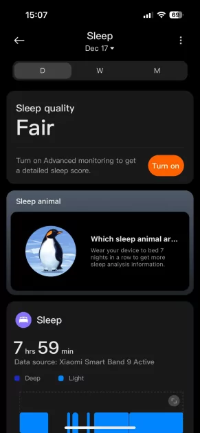 Самый дешёвый Mi Band — на что способен? Обзор Xiaomi Smart Band 9 Active — Мониторинг здоровья и активности. 2