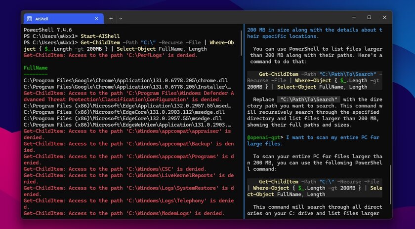 Искусственный интеллект поможет работать в командной строке Windows: как выглядит