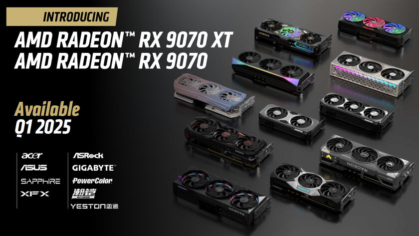 AMD анонсировала RX 9070 XT и RX 9070: с FSR 4, RDNA 4 и релизом в первом квартале