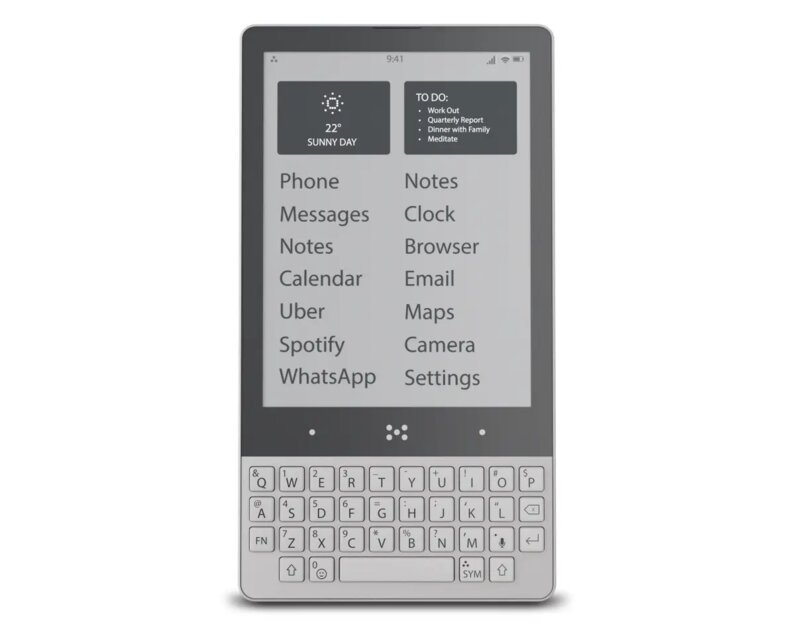 Смартфон Minimal Phone с экраном E Ink и QWERTY-клавиатурой поступил в продажу