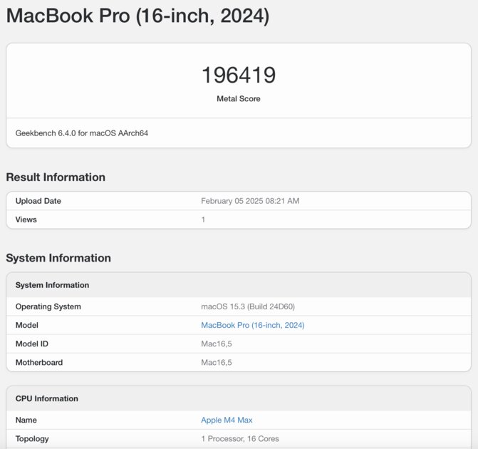 Когда выбираешь лучшее. Сравнение Apple MacBook Pro M1 Max и M4 Max в играх и программах — Железо и производительность. 4