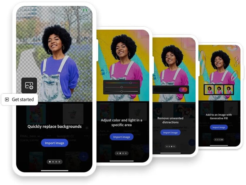 Adobe запустила полноценный Photoshop для iPhone с генеративными ИИ-функциями
