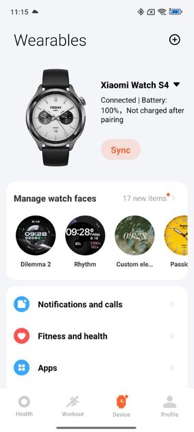 Обзор Xiaomi Watch S4: хорошие часы для тех, кто не намерен переплачивать за лишнее — Программное обеспечение и возможности. 2