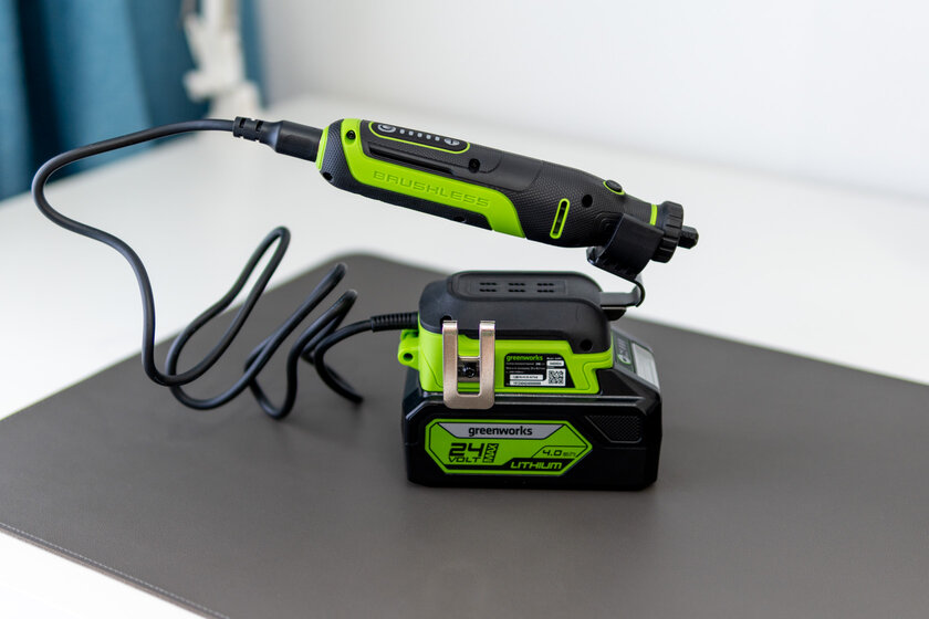 Обзор Greenworks G24RT 24V: портативный и очень продуманный гравер — Отзыв. 1