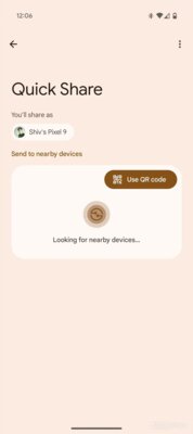 Google будет отдавать предпочтение QR-коду при обмене данными через Quick Share