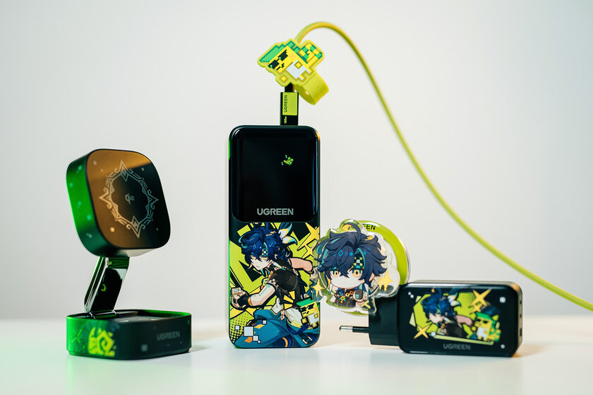 Смотрите на эту красоту: UGREEN запустил серию крутых аксессуаров в коллаборации с Genshin Impact