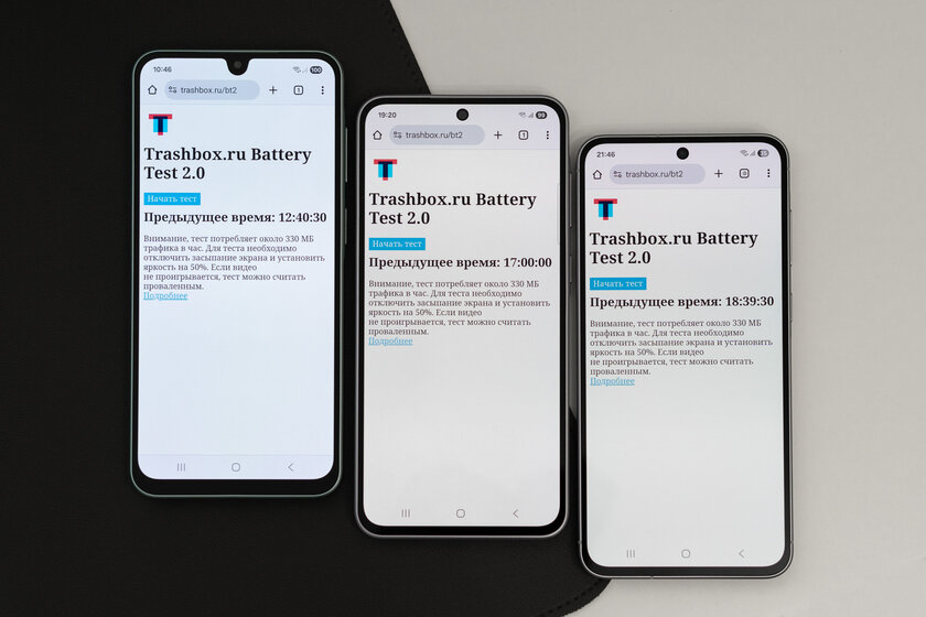 Что собой представляют «народные» смартфоны Samsung в 2025: обзор-сравнение Galaxy A26, A36 и A56 — Автономность и зарядка. 1