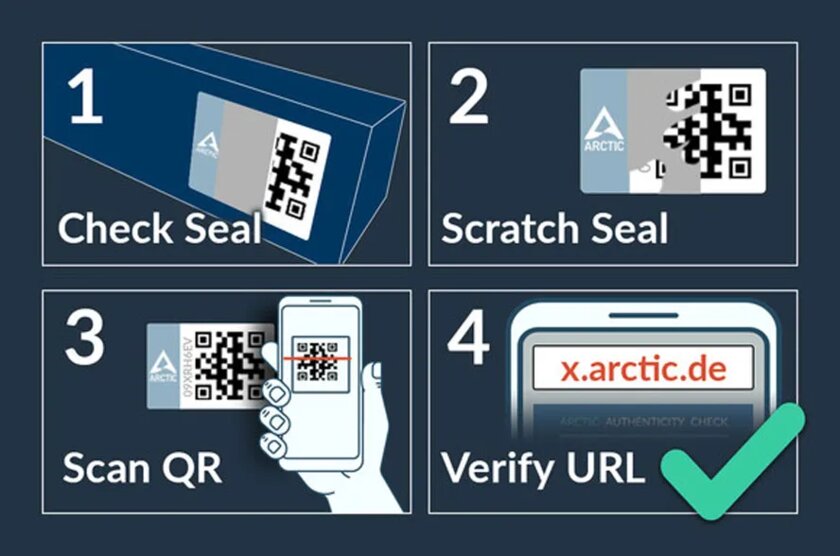 Arctic начнёт защищать свою термопасту QR-кодами: всё из-за большого количества подделок