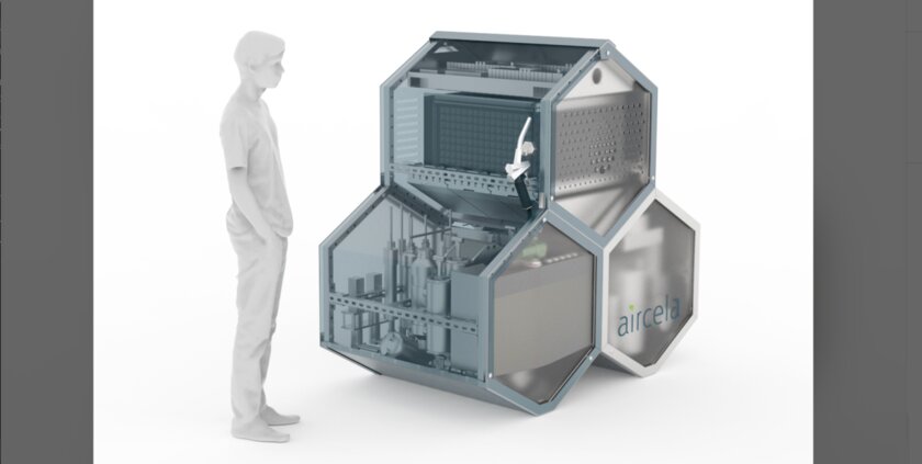 Такой аппарат захочет каждый: установка Aircela добывает бензин из воздуха