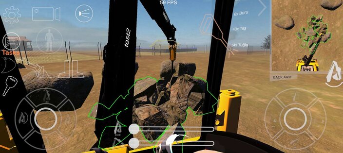 Excavator: Backhoe Construction 0.15. Скриншот 7