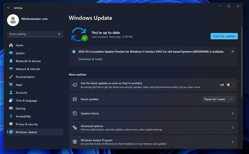 Игры в Windows 11 24H2 больше не будут зависать — Microsoft исправила проблему