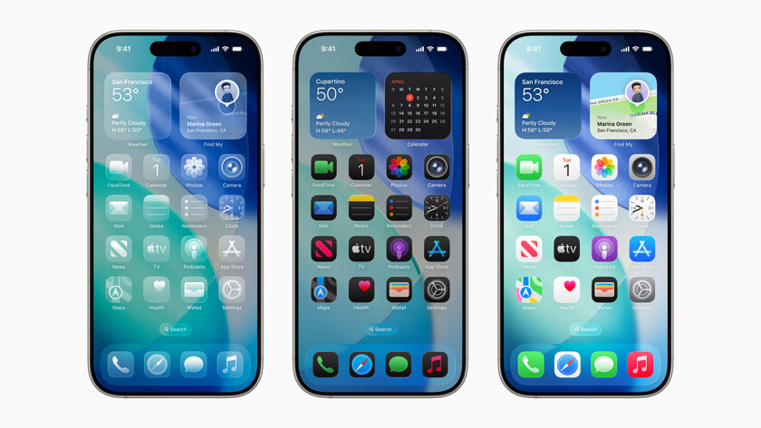 Apple представила iOS 26: с эффектом стекла в духе visionOS
