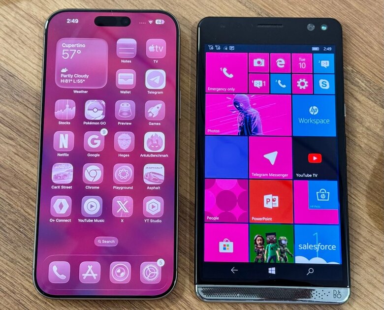Так выглядит сравнение свежей iOS 26 с олдовой Windows Mobile — у кого интерфейс лучше?